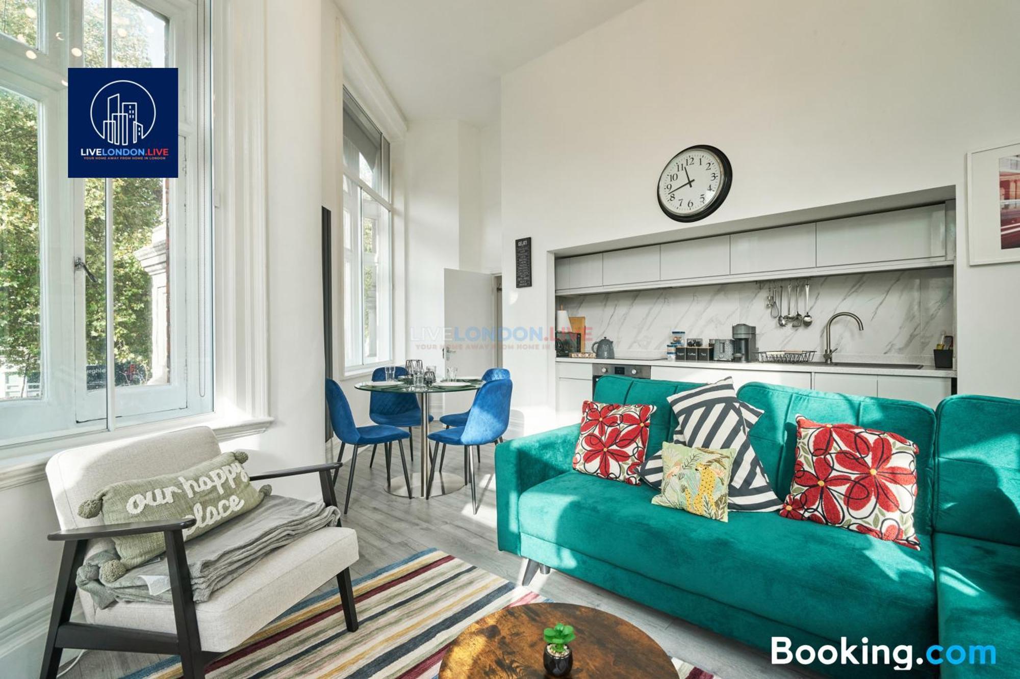 Last-Minute Specials L Sleeps Up To 4 Guests L One-Bedroom Apartment With King Bed And High Ceilings Near Camden By Live London Short Lets & Serviced Accommodation מראה חיצוני תמונה