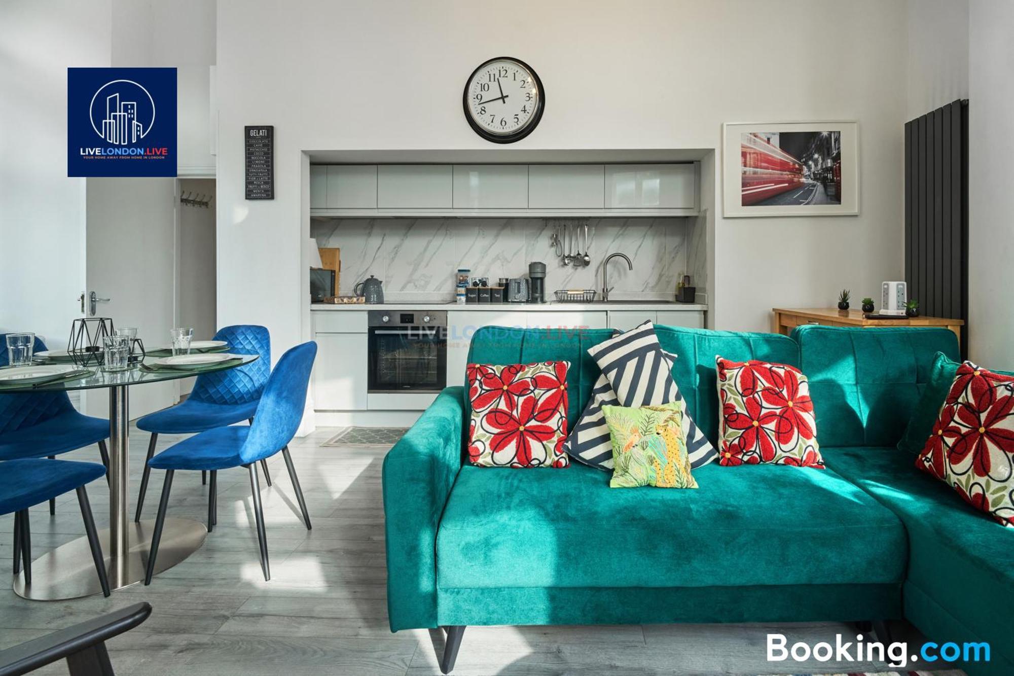 Last-Minute Specials L Sleeps Up To 4 Guests L One-Bedroom Apartment With King Bed And High Ceilings Near Camden By Live London Short Lets & Serviced Accommodation מראה חיצוני תמונה